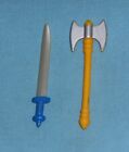 Vintage Advanced Dungeons & Dragons Ad&D Bowmarc Axe + Sword Weapons Parts Ljn