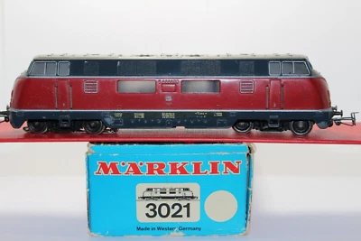 me2995,  Alte Märklin Diesellok BR V 200 056 DB 70er Guss TOP OVP AC Analog - Bild 1 von 4