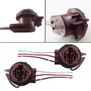 (4) 3157 4157 4157NA Bulb Socket Turn Signal Light Harness Wire Plug Connectors - Picture 1 of 6