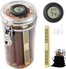 Acrylic Travel Cigar Humidor Jar/Case/Box with Handmade and Hygrometer Spanish