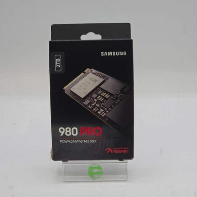 New Samsung 2280mm 980 PRO SSD 2TB M.2 NVMe Gen 4.0 x 4 SSD MZ-V8P2T0B/AM - Image 1 of 4