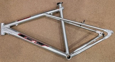 Vintage GT Ricochet Frame 1997 MTB Mountain Bike 7000 Alloy Silver 18" Medium - Image 1 of 4