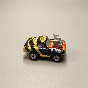 Micro Machines '64 Corvette Hot Rod Stinger Black Yellow Red Ultrafast 1992 RARE - Picture 1 of 7