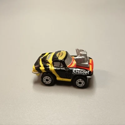 Micro Machines '64 Corvette Hot Rod Stinger Black Yellow Red Ultrafast 1992 RARE - Image 1 of 4