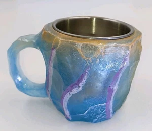 Mineral Crystal Coffee Cup Translucent With Stainless Insert Really Cool  Cup. - Picture 1 of 10