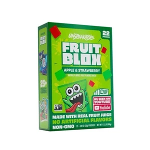 Unspeakable Fruit Blox Apple & Strawberry 22 Pack US Import With Collector Cards - Picture 1 of 8