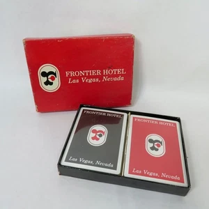 VTG FRONTIER HOTEL CASINO LAS VEGAS PLAYING CARDS SEALED - Picture 1 of 5