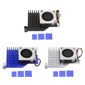 Adjustment PWN Fan Cooling Heat Sink Radiators for RPi 5 Development Board - Photo 1/11