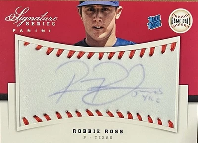 2012 Panini Signature Series - Rated Rookie Autograph Game Ball #139 Robbie Ross - Image 1 of 2