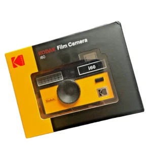 Kodak i60 35mm Film Camera Focus Free Built in Flash Yellow - Picture 1 of 7