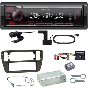 Kenwood KMM-BT408DAB Bluetooth DAB USB Einbauset für Up Seat Mii Skoda Citigo - Bild 1 von 1