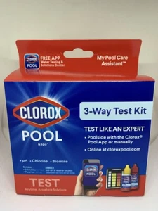 Clorox Pool and Spa 3 Way Test Kit Water Tests for pH Chlorine Bromine Fast Ship - Picture 1 of 3
