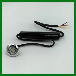Maxxima M09370YCL Ámbar Transparente Len 1 LED Advertencia Auxiliar 1" Micro Redondo - Imagen 1 de 2