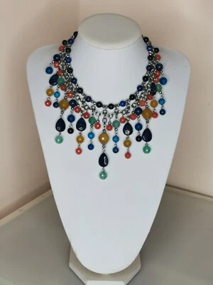 Collana con Pietre Dure semipreziose naturali MANIFATTURA ITALIANA PEZZO UNICO.  - Immagine 1 di 4