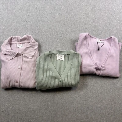 Zara Cardigan Girl 11Y-14Y Soft Spring Summer Color Lightweight Lot of 3 EUC - Image 1 of 4