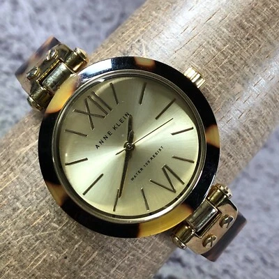 Anne Klein女式10/9652礼服龟壳半手镯石英表6 1/4 — 第 1/4 张图片