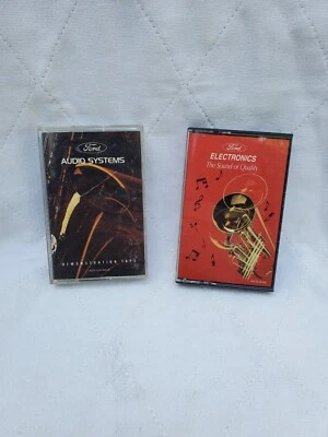 Lot Of 2 FORD AUDIO SYSTEMS VTG Demo Cassette Tapes. Various Artists.  Foto 1 de 4