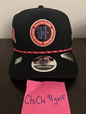 Houston Texans New Era 2024 Lateral 9SEVENTY Sombrero Elástico a Presión Foto 1 de 4