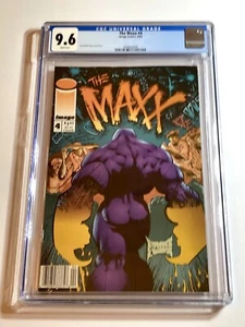 1993 IMAGE The MAXX # 4 SAM KEITH RARE NEWSSTAND VARIANT GRADED CGC 9.6 LOW POP - Picture 1 of 6