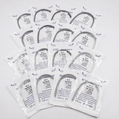 Alambre dental Ortho Niti súper elástico ovoide/cuadrado/natural rectangular/arco redondo Foto 1 de 4