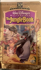 Disney’s The Jungle Book -30th Anniversary Masterpiece Edition VHS Hard-to-Find - Picture 1 of 4