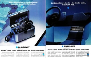 3w50226/ Lot Reklame aus 1989 – BLAUPUNKT – Bosch Gruppe - Picture 1 of 3