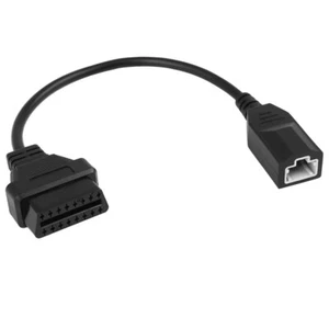 Cable de diagnóstico OBD de 3 pines a 16 pines (negro) - Bild 1 von 6
