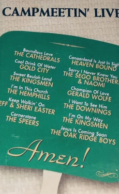 Campmeetin’ Live Amen Southern Gospel Christian Music Compilation Cassette 1C03 - Image 1 of 4