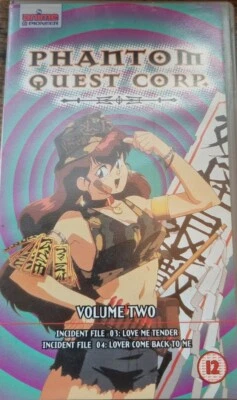 VHS Phantom Quest Corp. Volume Two(1997) FSK 12 Mangaserie Folge File 03 & 04 - Bild 1 von 4