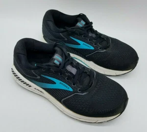 Zapatos para correr cómodos para mujer Brooks Ariel 20 talla 10 D (anchos) negros azules - Imagen 1 de 12