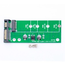 M.2 B/B+M KEY NGFF 30mm 42mm 60mm 80mm mSata SSD to SATA III 3 Adapter Card DG