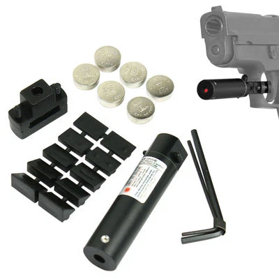 Pistal Handgun Red Laser Sight w/ Trigger Guard Mount Hunting Scope with Battery - Image 1 of 4