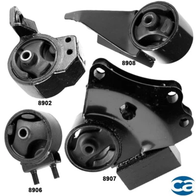 Suportes de motor e trans automáticos Conjunto de montagem 4 peças para Kia Spectra 04-00 L4-1.8L - Imagem 1 de 4