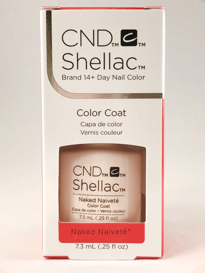 CND Nail Polish - Shellac Color Coat Polish - Naked Naivete ( 0.25 oz / 7.5 ML ) - Image 1 of 1