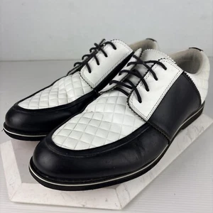 G Fore Gallivanter Golf Shoes Womens 11 Quilted Leather Twilight Soft Spike - Foto 1 di 10