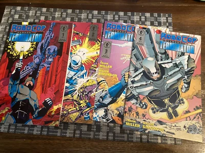 Robocop Versus Terminator #1-4 1992 Dark Horse Comics Frank Miller Walt Simonson - Image 1 of 4