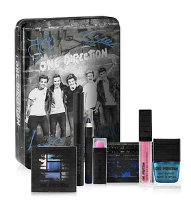 One Direction UP ALL NIGHT Collection Makeup Kit Brick Wall Tin Box New - Picture 1 of 12