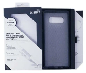 Smoky Black Ultra Tech21 Evocheck Series Phone Case For Samsung Galaxy Note 8 - Picture 1 of 12