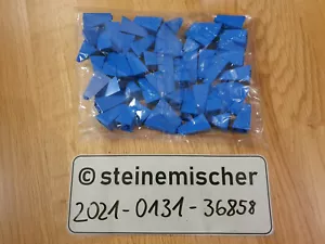 LEGO Konvolut Schrägsteine Ritter Burg blau 3685 3688 slope 50 Stück - NEU - Bild 1 von 2