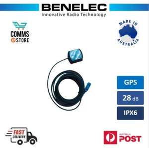 Benelec GPS Active Antenna, 5m LL100, Fakra Female - 0294101F - Picture 1 of 2