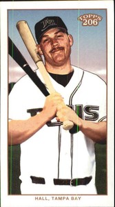 2002 (DEVIL RAYS) Topps 206 Piedmont Red #247 Toby Hall