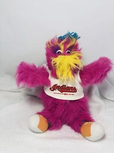 Vintage Cleveland Indians Mascot Slider Plush with Shirt Plush 10” Tall - 1997 - Picture 1 of 4