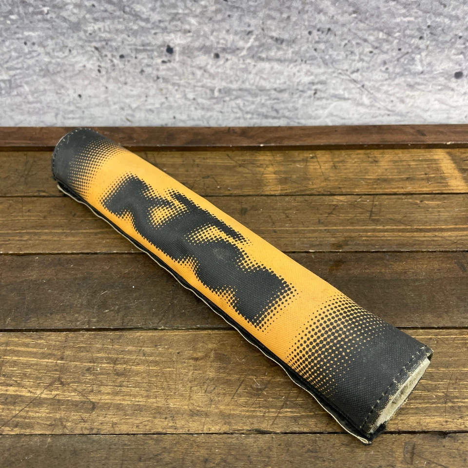 Vintage KTM Bar Pad Handlebar Old School BMX Motocross   11 in Orange Klunker - Image 1 of 4