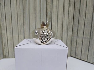 925R Weighted Sterling Silver Pomegranate Fruit Paperweight - Picture 1 of 6