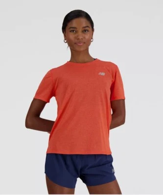 Woman's Athletics T-Shirt New Balance Neo flame heather  1X  Plus Size - Image 1 of 4