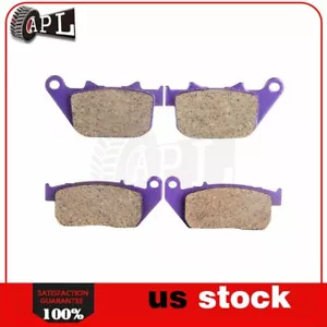 Fr+R Carbon fiber Brake Pads For Harley-Davidson Sportster 1200 Custom XL1200C - Picture 1 of 5