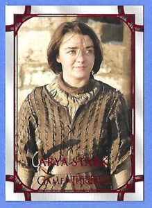 Game Of Thrones Iron Ser2 Red Parallel # 32 Arya Stark (Maisie Williams)19/50 - Foto 1 di 2