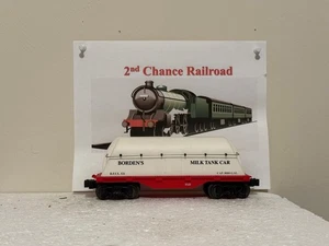 O Scale Trains Lionel Borden's Milk Tank Car 521 - Picture 1 of 7