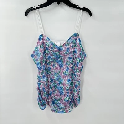 Top Camisola Y2K Floral Malla Transparente Acanalada Juniors L Capas Fairycore Coqueta Foto 1 de 4