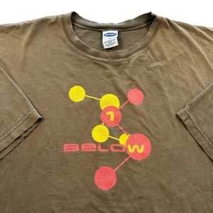 Vintage 90s Old Navy 1 Below Shirt Size 2XL Atom Molecule Science Style Graphic - Picture 1 of 11